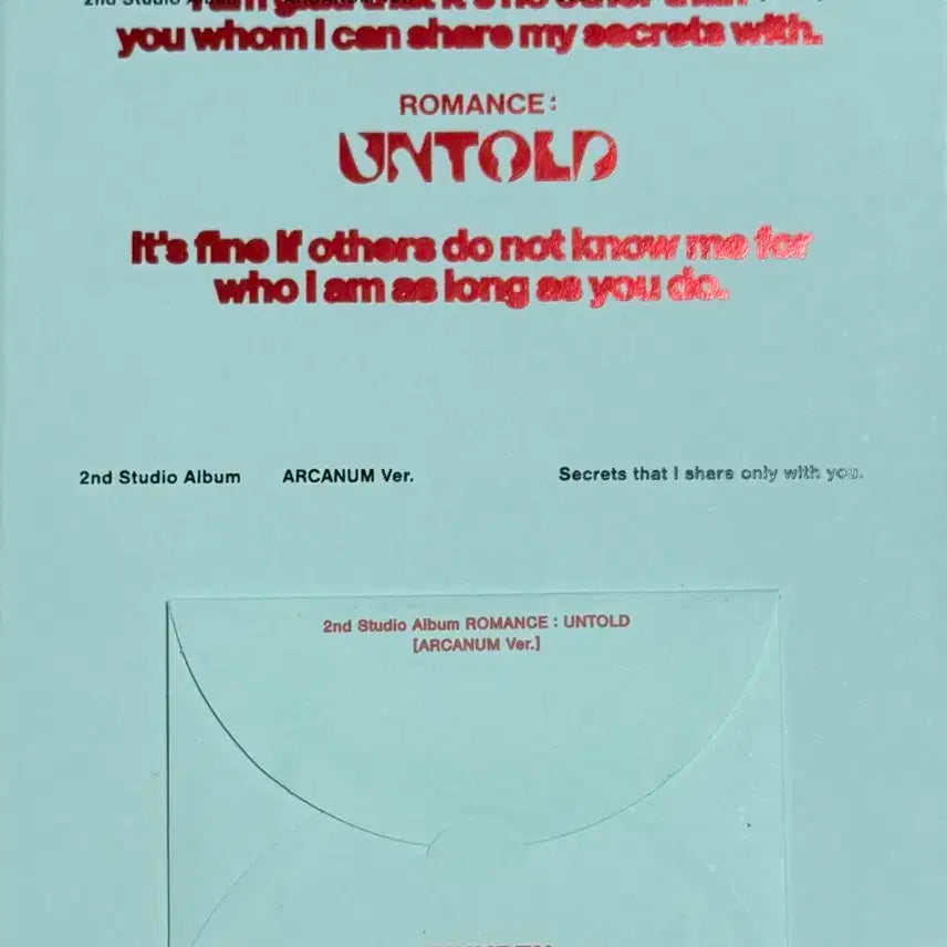 엔하이픈 정규 2집 ROMANCE : UNTOLD ARCANUM.ver
