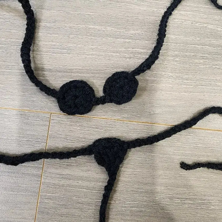 라부부 검정 비키니