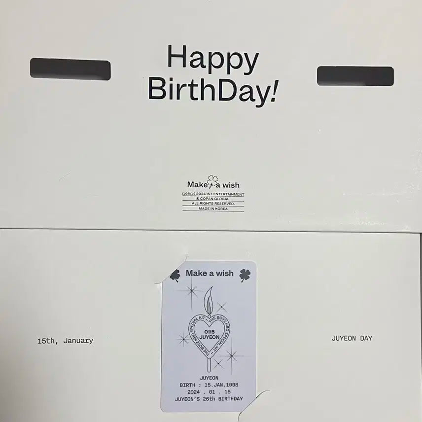 더보이즈 주연 생일 키트