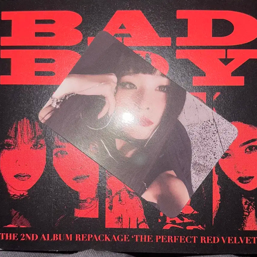레드벨벳 배드보이 앨범 cd 슬기 포토카드