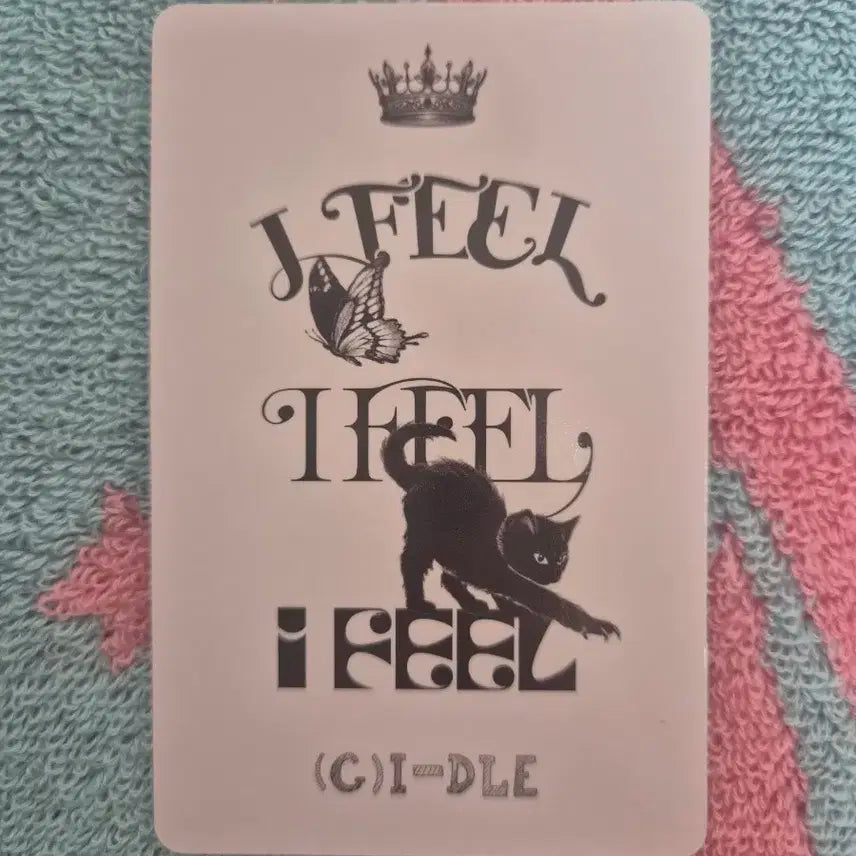 아이들 미연 퀸카 포카 아이필 i feel 포토카드