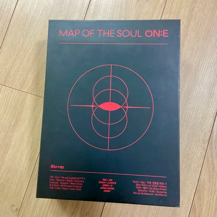 BTS MAP OF THE SOUL ON:E 블루레이