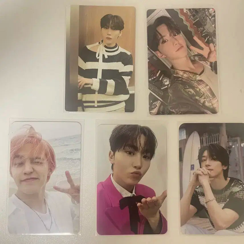 정한 캐럿반 승관 호시 에스쿱스 원우 포카 정한 보이스 키링 일괄