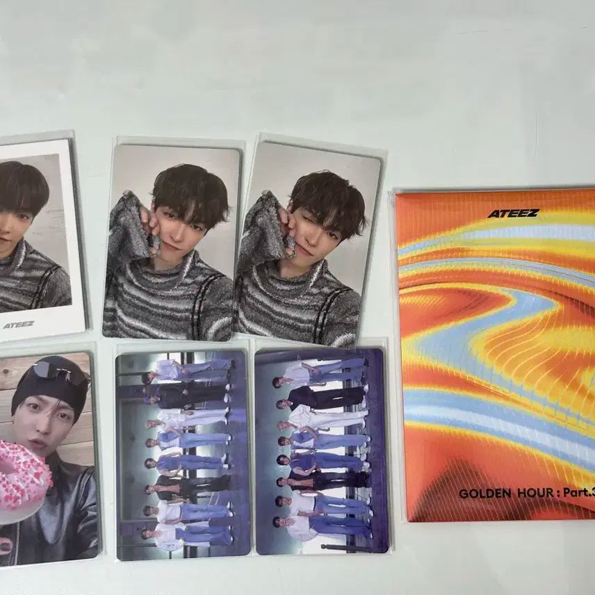에이티즈 앨범 미공포 포카 포토카드 먹어봐 홍중