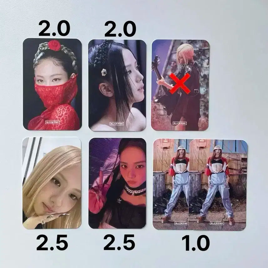 blackpink 블랙핑크 본핑크 월드투어 서울 포토카트 포카