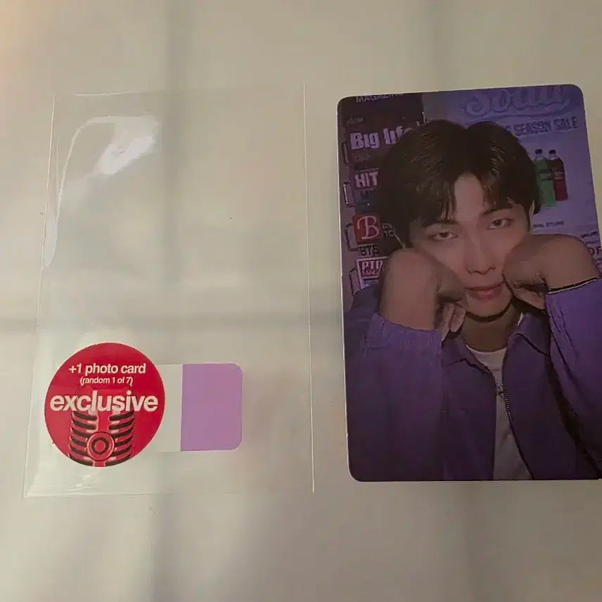 방탄 퍼투댄 미국 타겟 EXCLUSIVE 알엠 포카 포토카드