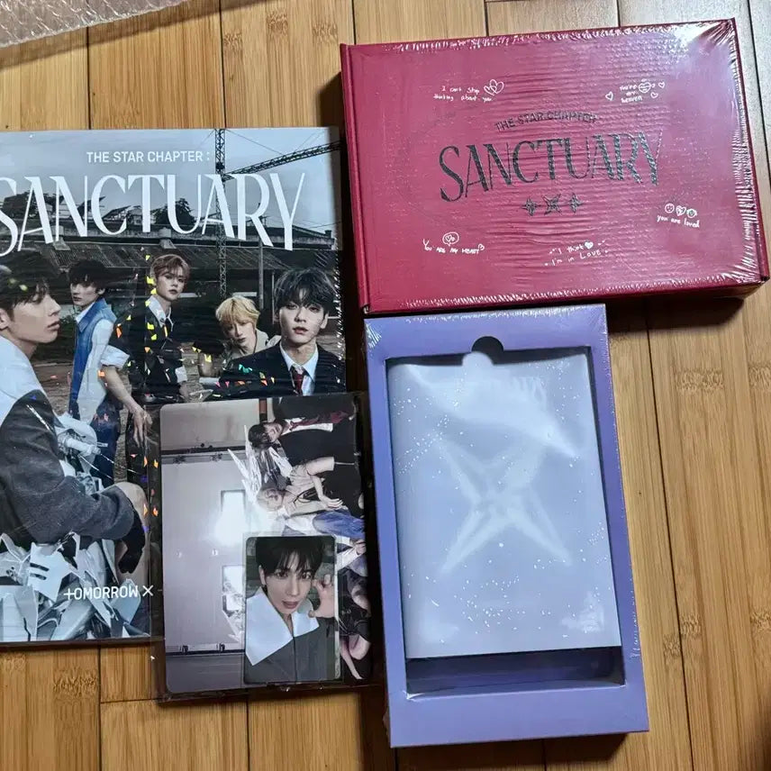 TXT 생츄어리 Sanctuary 미개봉 세트 (위버스 예판 특전 포함)
