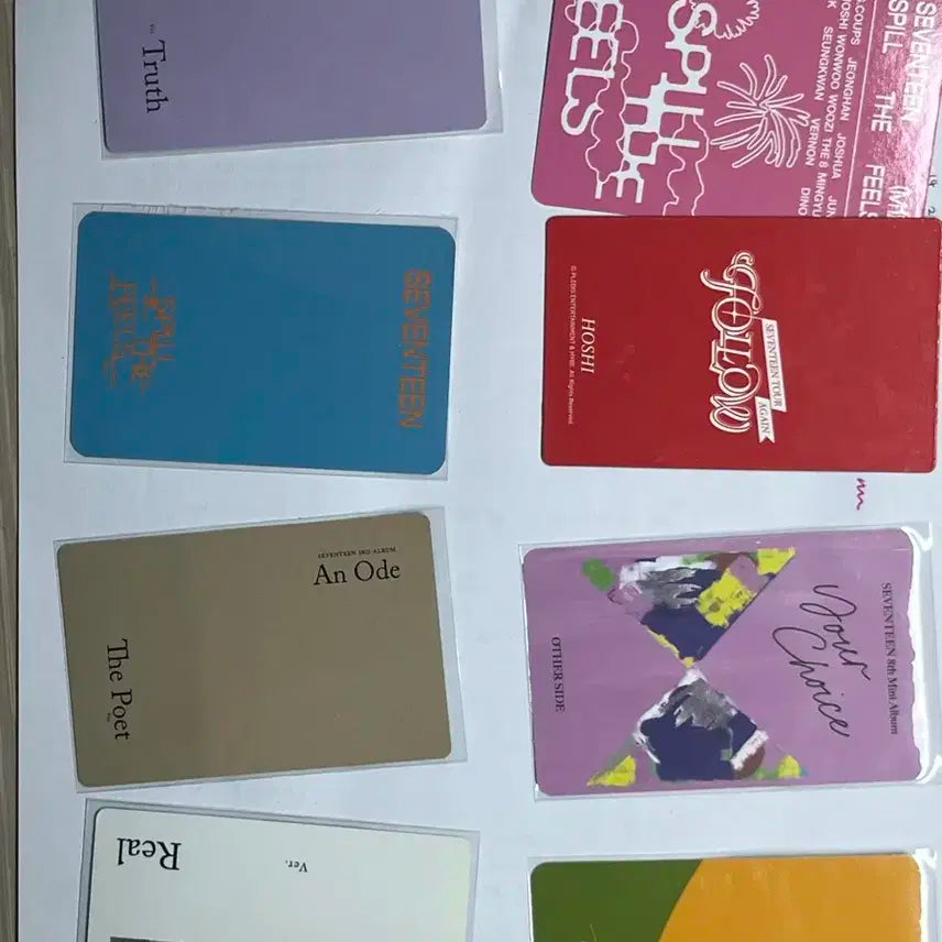 급처))세븐틴 호시 포카 일괄 판매+말랑핀뱃지