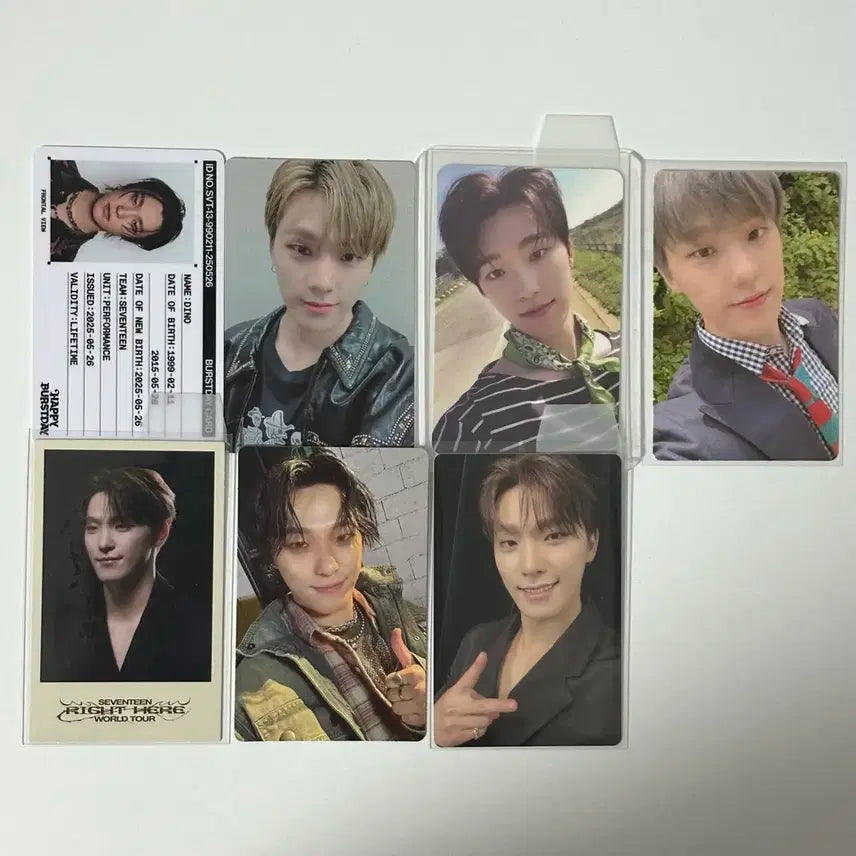 세븐틴 디노 이찬 포카 일괄 탈덕처분