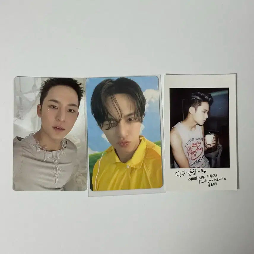 세븐틴 민규 포카 일괄 탈덕처분