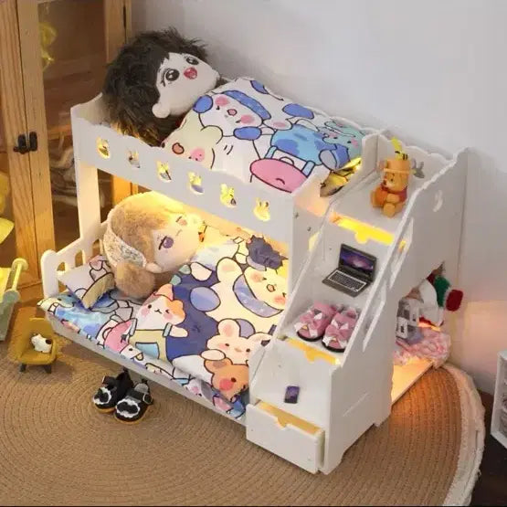 10cm 20cm 누이 인형 2단 침대