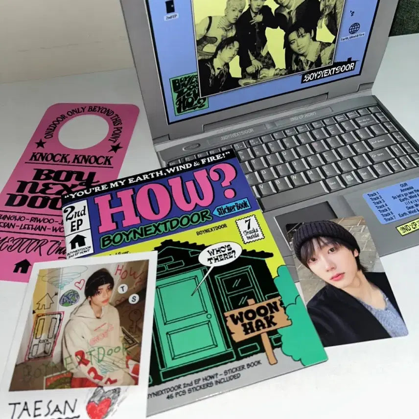 보넥도 2nd EP HOW? 스티커 앨범 [운학 스티커북+태산 폴로라이드