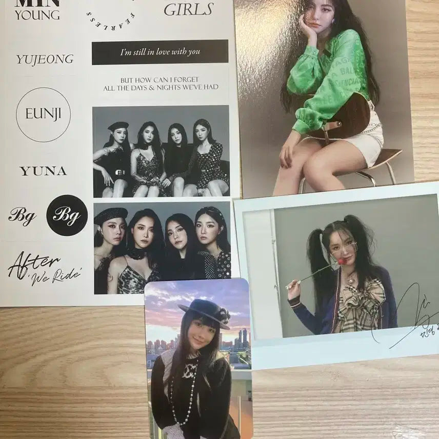 브레이브걸스 After 'we ride' 미판 친필싸인 앨범