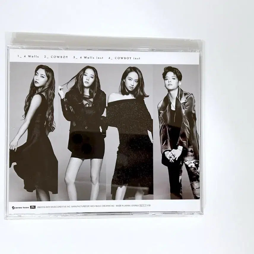 f(x) 에프엑스 포월즈 4walls 일본싱글앨범 일반판