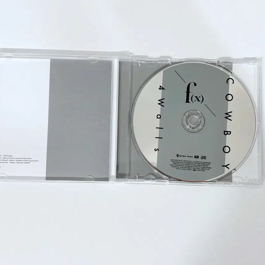 f(x) 에프엑스 포월즈 4walls 일본싱글앨범 일반판