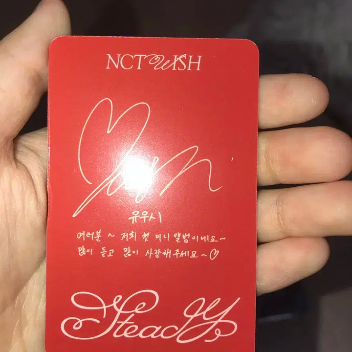 엔시티위시 유우시 스테디 앨범포카
