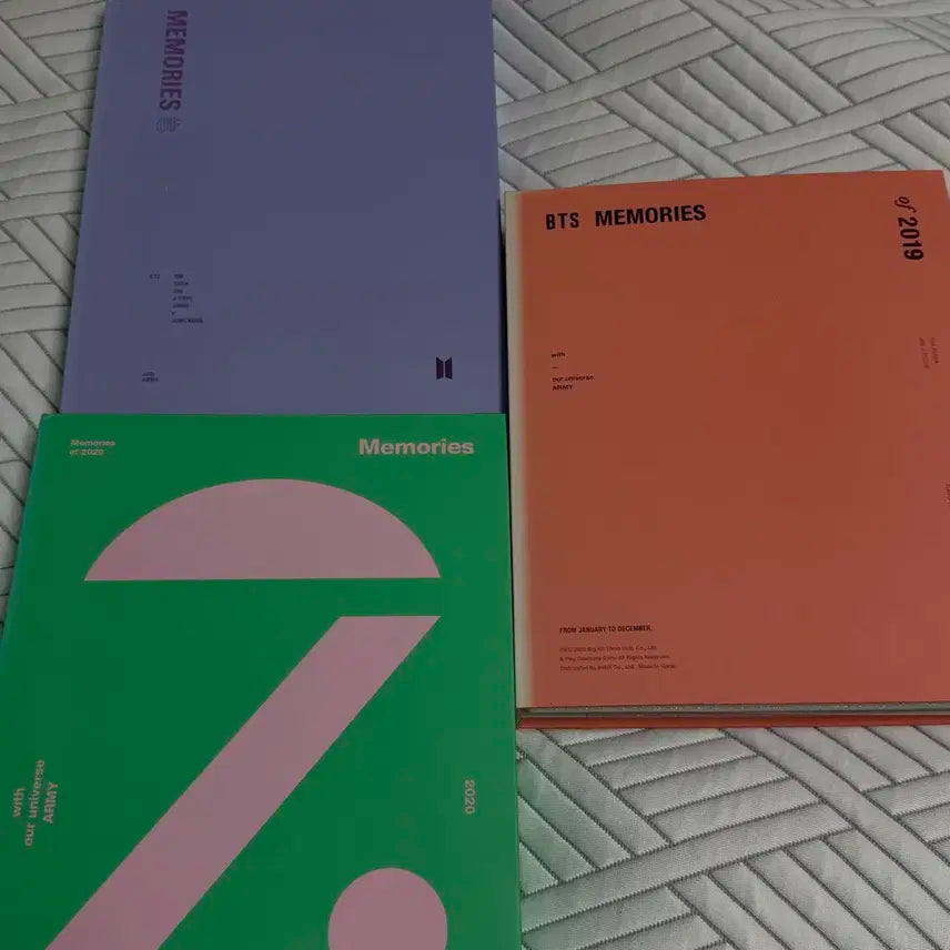 방탄소년단 메모리즈 일괄 2018 2019 2020
