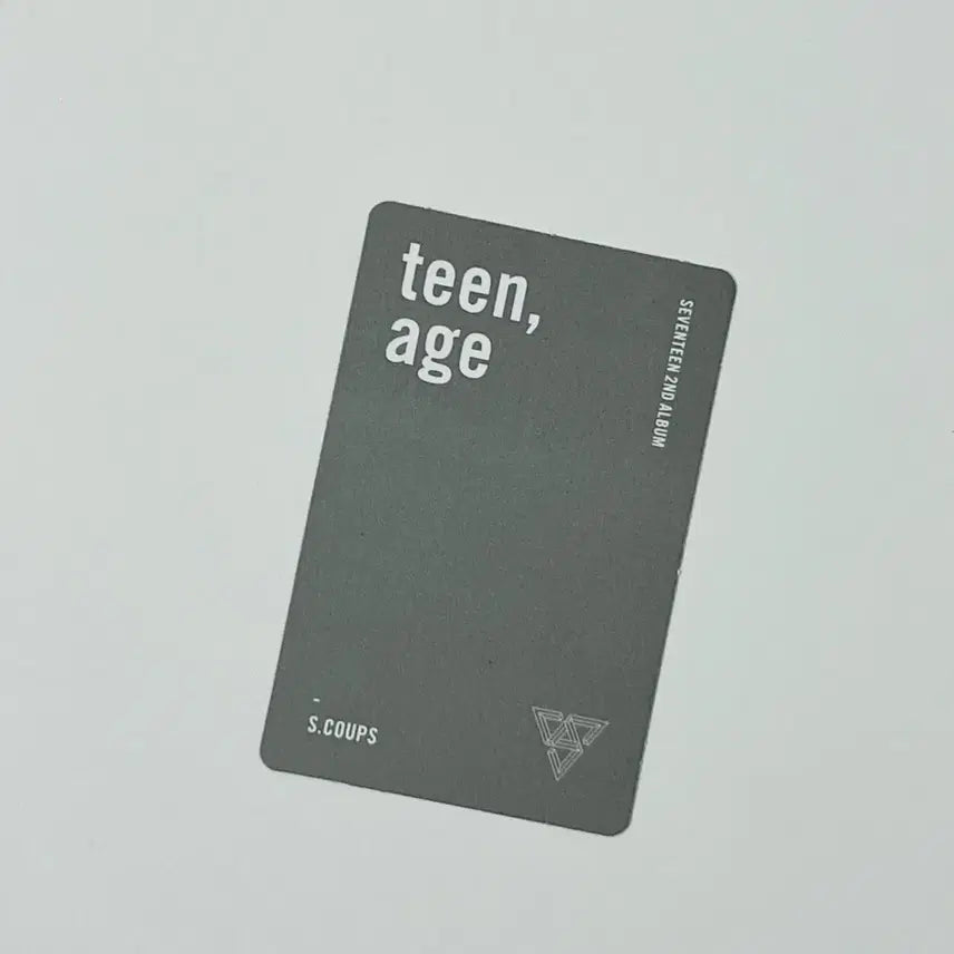 세븐틴 틴에이지 박수 화이트 에스쿱스 포카 박화쿱