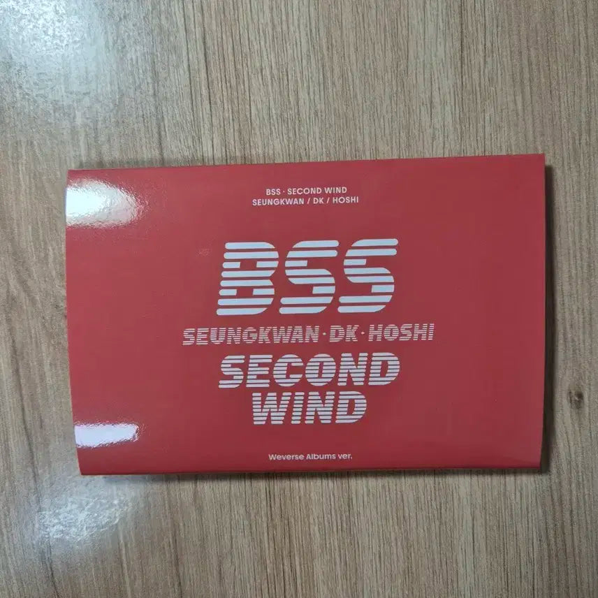 (qr 미사용) 부석순 BSS 세컨드윈드 위버스 승관버전 승관포카 세븐틴