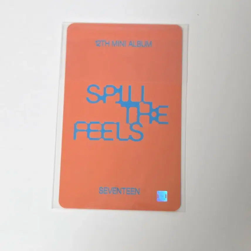 세븐틴 spill the feels 위드뮤 럭드 승관 미개봉