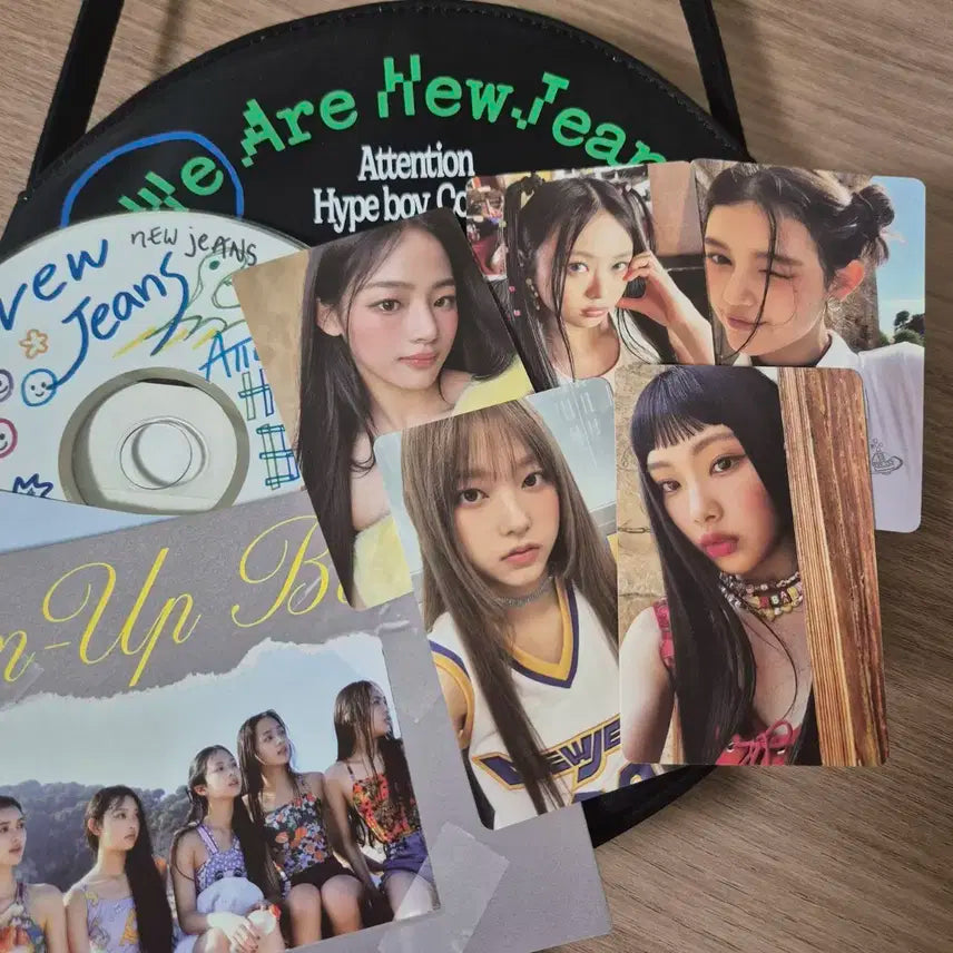 뉴진스 1집 어텐션 하입보이 가방 앨범 블랙 한정판