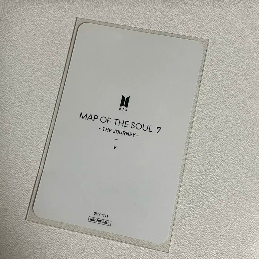 방탄소년단 일본 맵솔7 JOURNEY 앨범 태형 포토카드