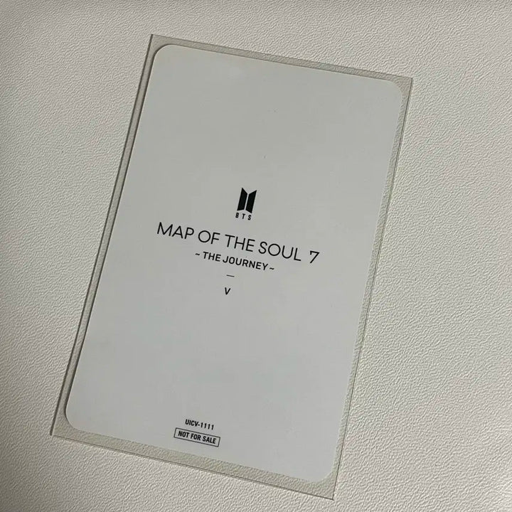 방탄소년단 일본 맵솔7 JOURNEY 앨범 태형 포토카드