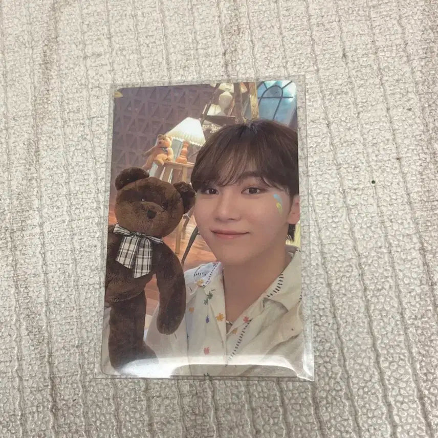 세븐틴 승관 페더썬 페이스더선 face the sun 곰돌이 포카 판매