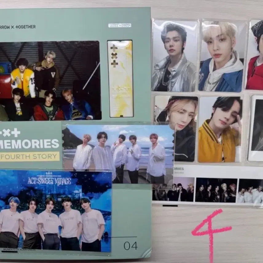 TXT 투바투 메모리즈 fourth 풀셋 판매 양도 연준 수빈 범규
