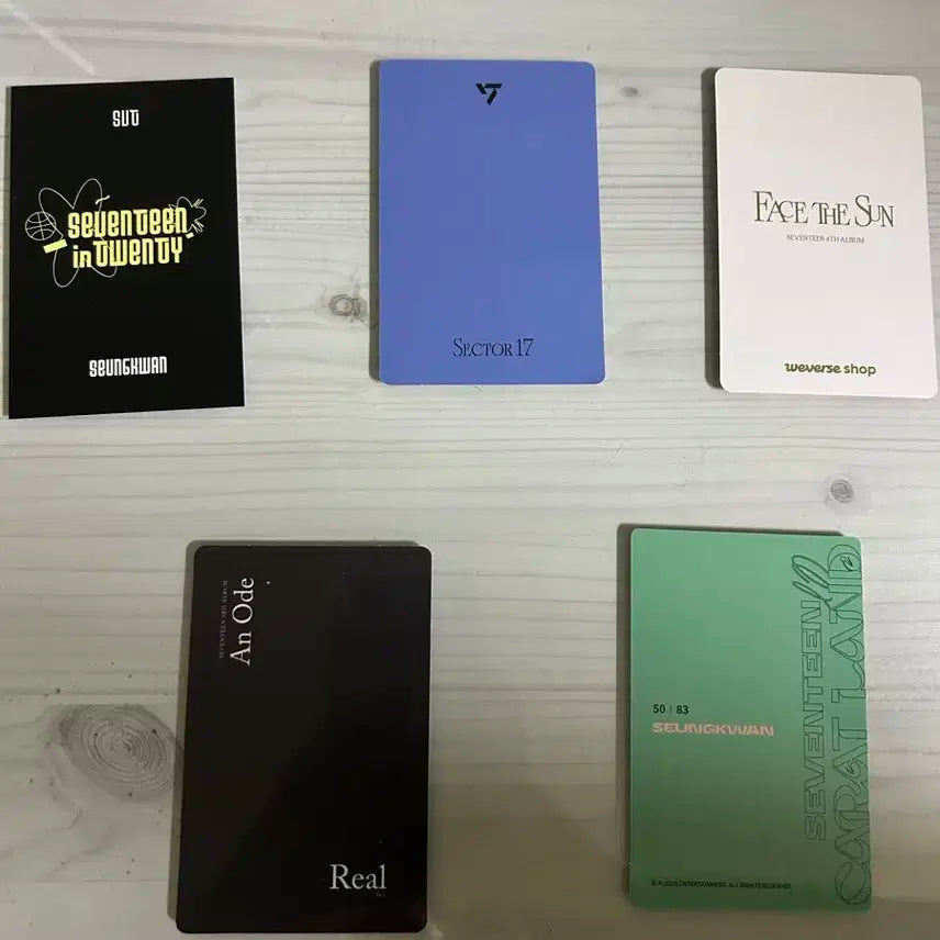 세븐틴 부승관 포카 판매