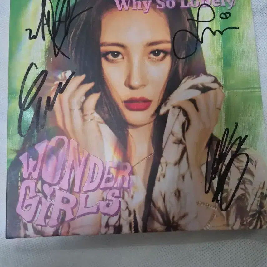 원더걸스 Why So Lonely 사인반