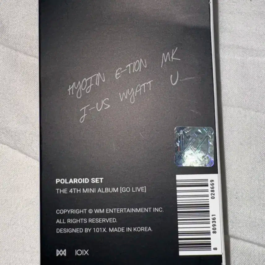 온앤오프 와이 폴라로이드 세트