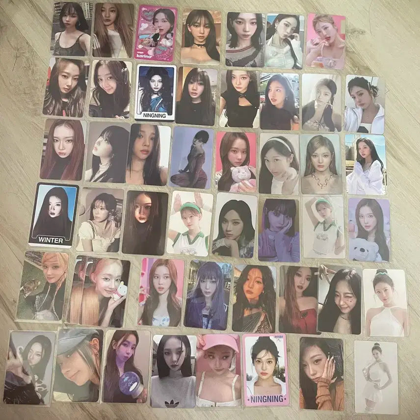 최저가)에스파 포카 급처!
