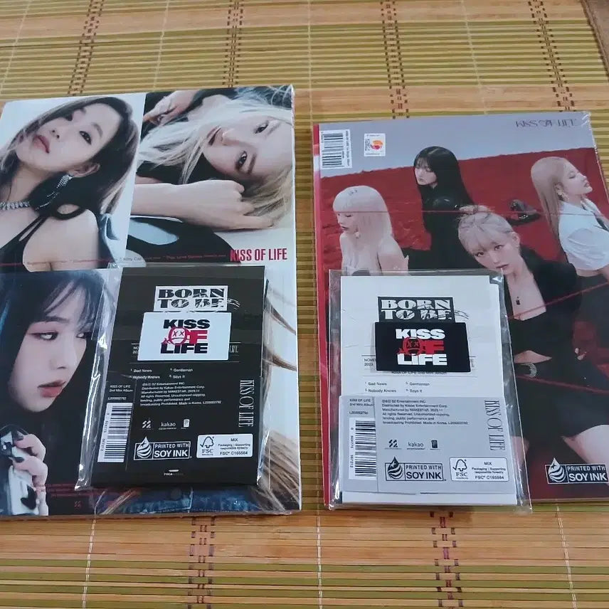 키스오브라이프 쉿&마이다스 터치 & 본투비 포카 미개봉앨범일괄