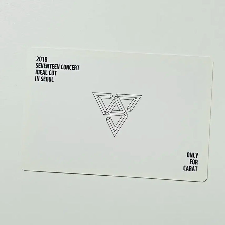 세븐틴 아이디얼컷 콘서트 캐럿존 포카 승관 부승관