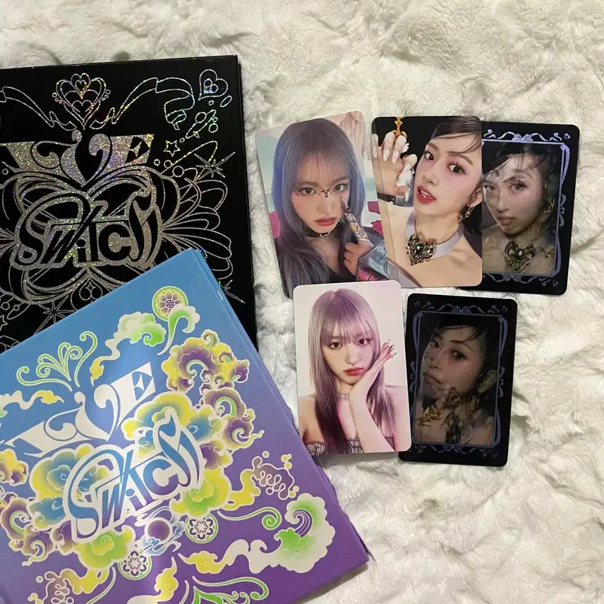 아이브 리즈 럭키드러우 특전 + 앨범 유진 , 리즈 포토카드