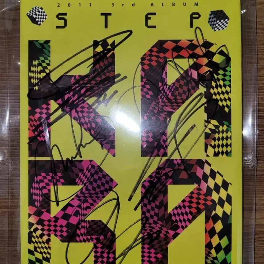 카라 KARA 정규 3집 STEP 친필사인 앨범