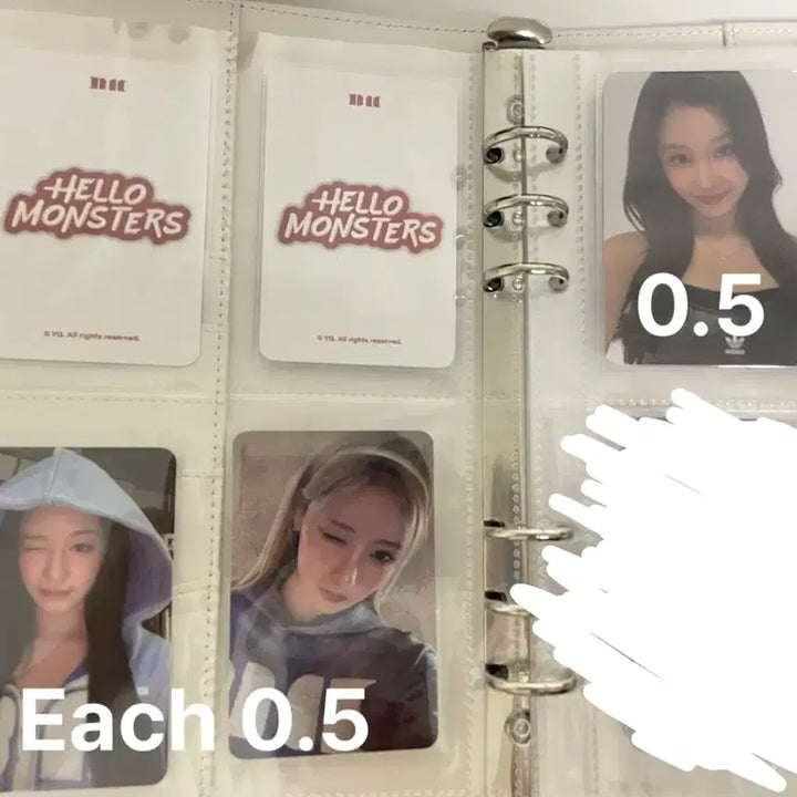 베이비몬스터 포카 양도합니다 로라,치키타,라미,파리타,루카 베몬
