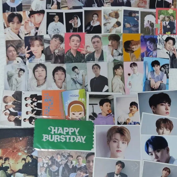 세븐틴 포카 굿즈 퍼즐 앨범 캔뱃지 일괄 양도