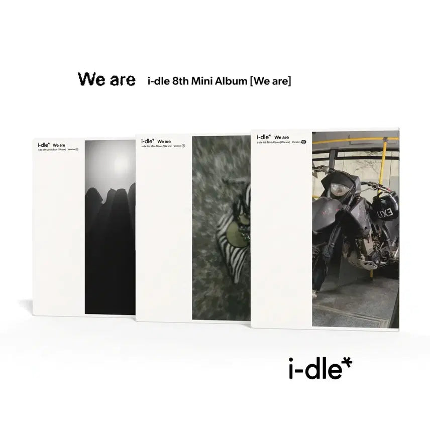 idle 아이들 미개봉 앨범 we are 3종 세트