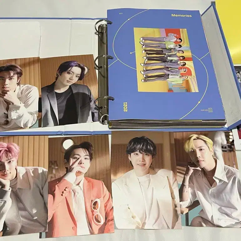 BTS 2021 메모리스 포토엽서 포토북 DVD