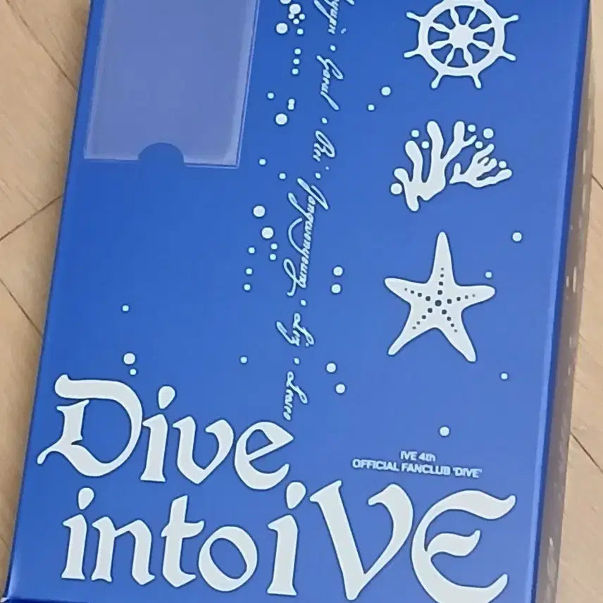 아이브 4기 팬클럽 다이브 Dive 키트