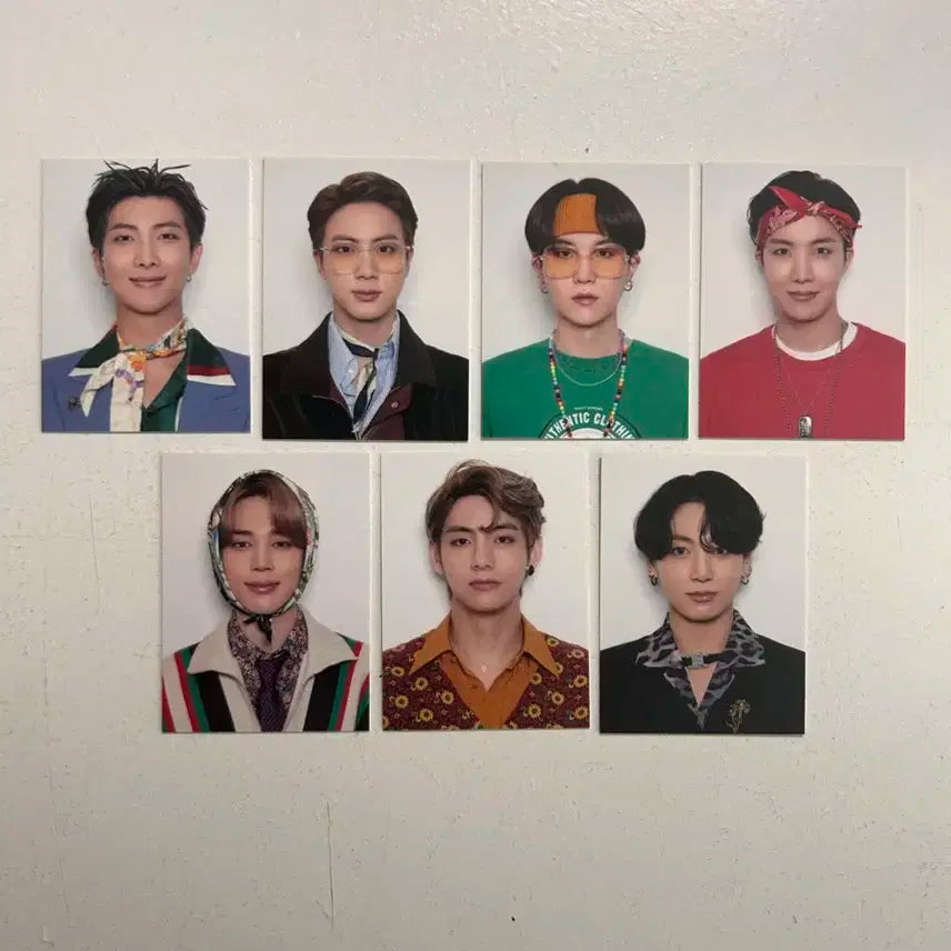 방탄소년단 시즌그리팅 증명사진 세트 양도 판매