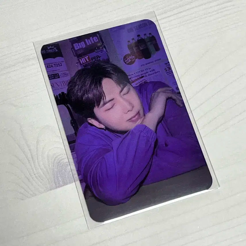 방탄소년단 퍼투댄 뮤직코리아 특전 남준 포카