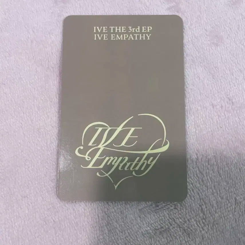 IVE 이서 Empathy 엠파시 포토카드