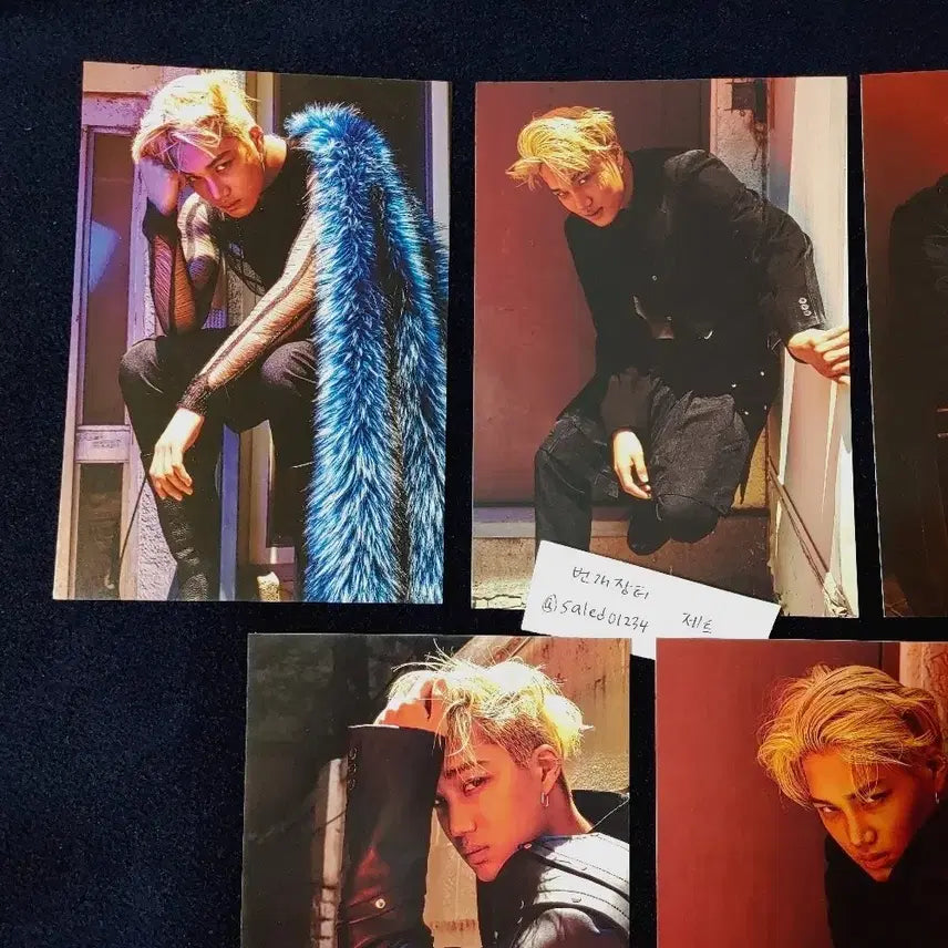 엑소 EXO 카이 KAI Exoclusive 전시회 엽서 세트