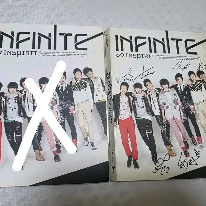 인피니트 INSPIRIT 나띵오 Nothings over 친필싸인 앨범