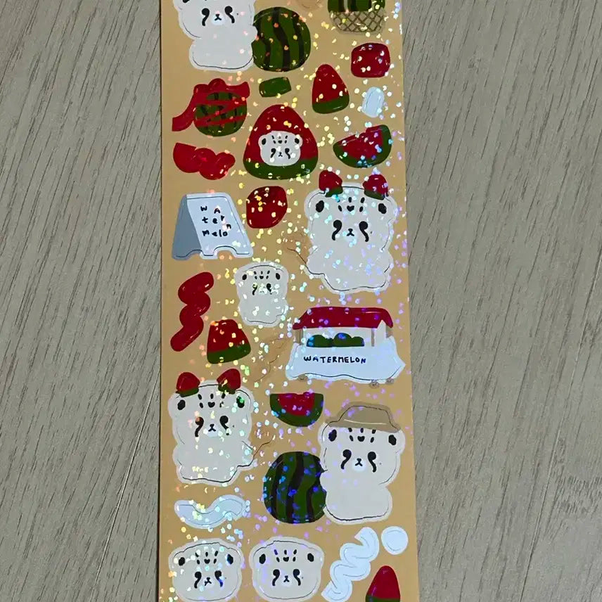 왕타리 치타리 마크인형 + 특전 수박 치타리 스티커