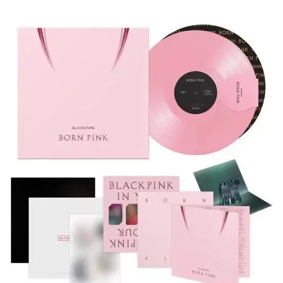 블랙핑크 Born Pink 핑크 LP 한정반 미개봉앨범