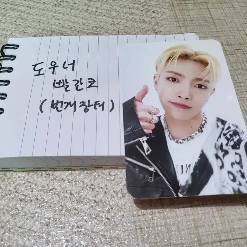 에이티즈 홍중 포토카드(북미 애니티즈)